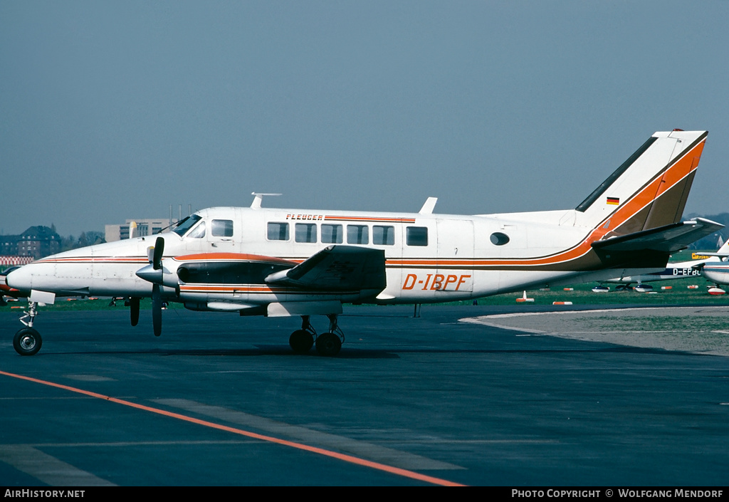 Aircraft Photo of D-IBPF | Beech 99A Airliner | Pleuger Flugdienst | AirHistory.net #513516