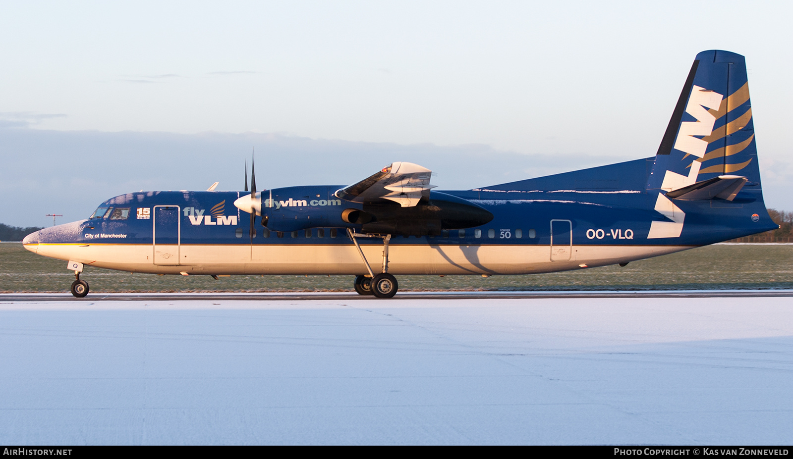 Aircraft Photo of OO-VLQ | Fokker 50 | VLM Airlines | AirHistory.net #513546