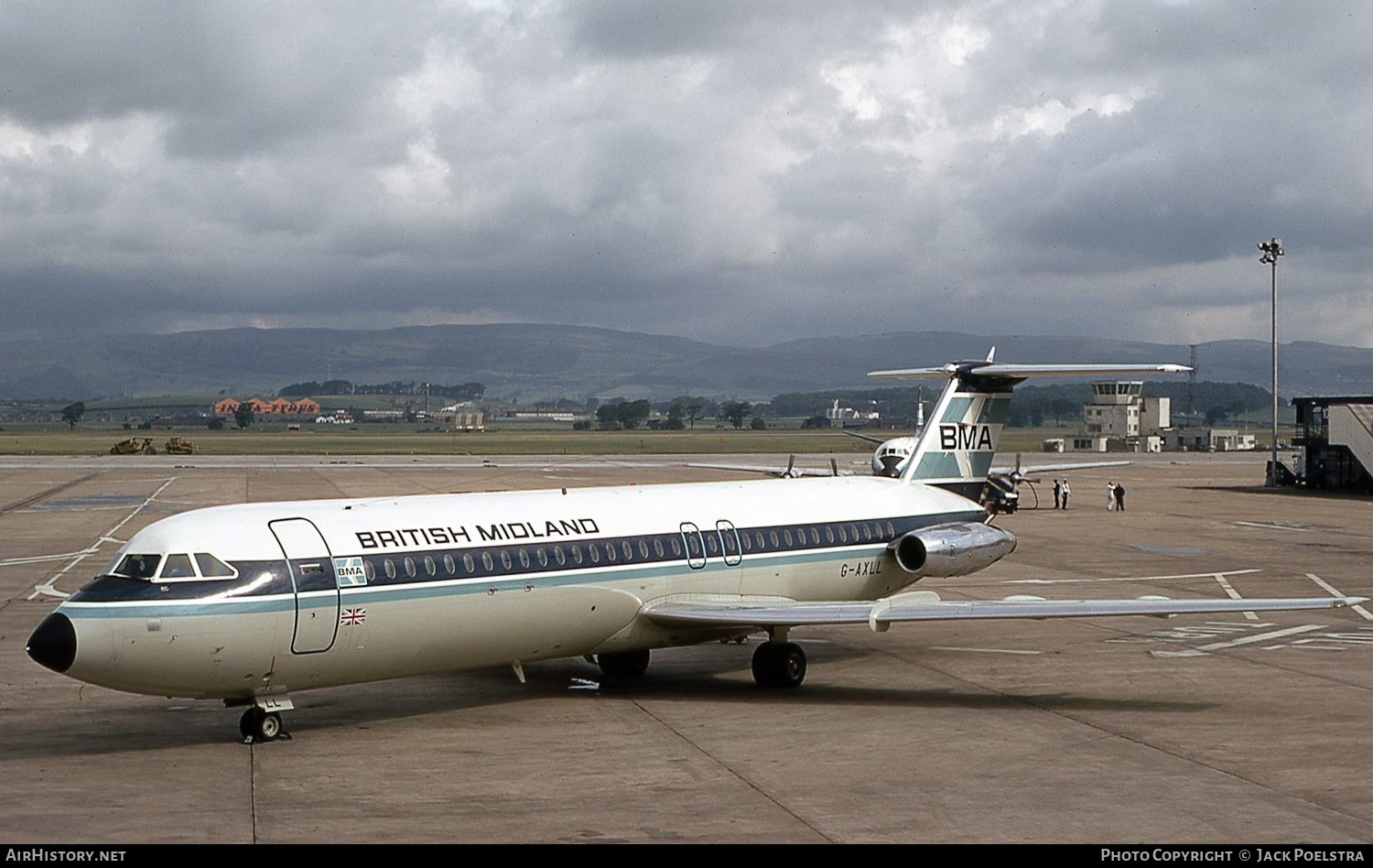 Aircraft Photo of G-AXLL | BAC 111-523FJ One-Eleven | British Midland Airways - BMA | AirHistory.net #513548