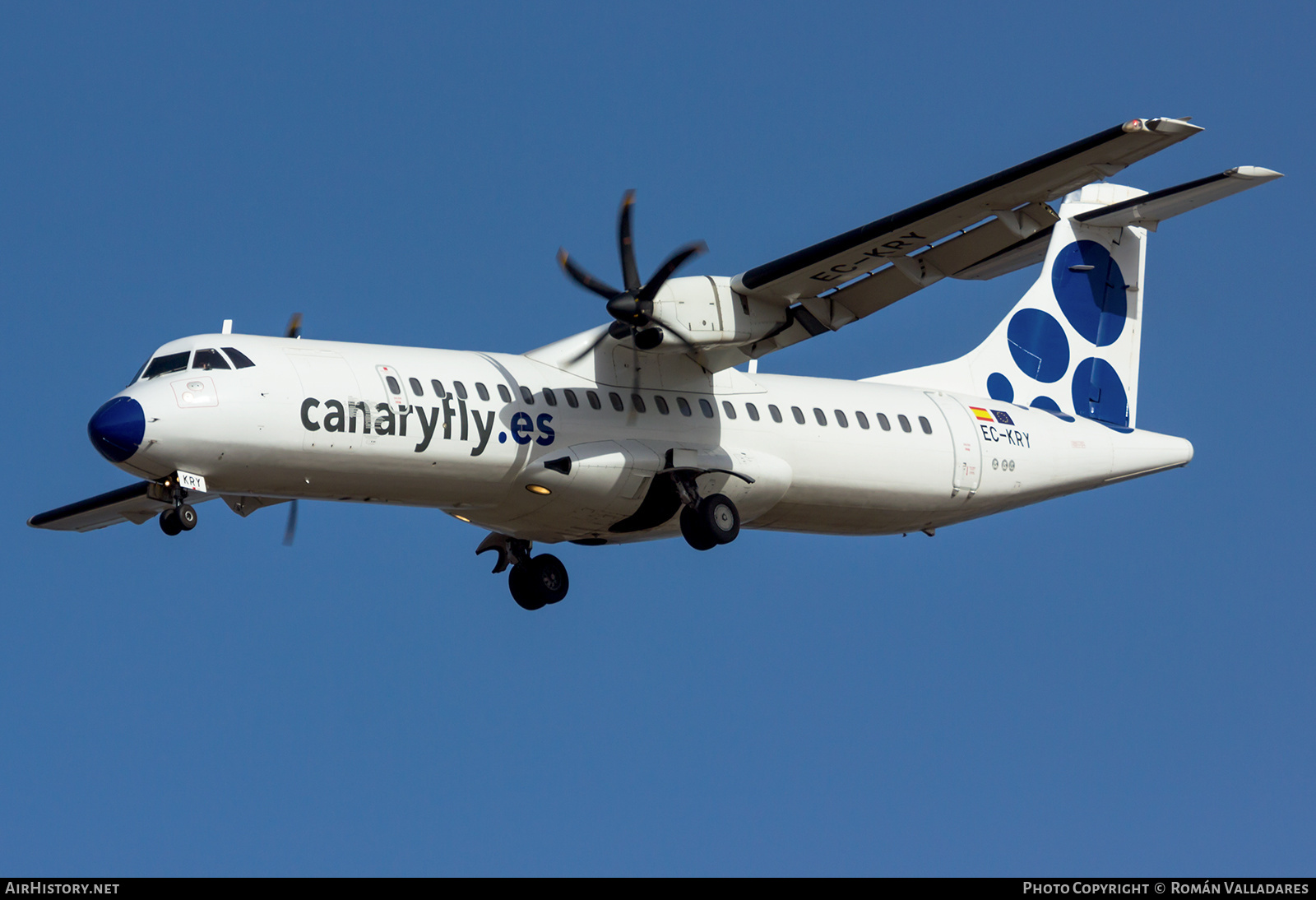 Aircraft Photo of EC-KRY | ATR ATR-72-500 (ATR-72-212A) | Canaryfly | AirHistory.net #513556
