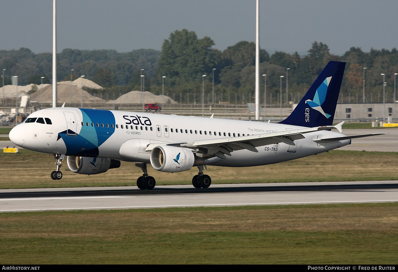 Aircraft Photo of CS-TKO | Airbus A320-214 | SATA Internacional | AirHistory.net #513600