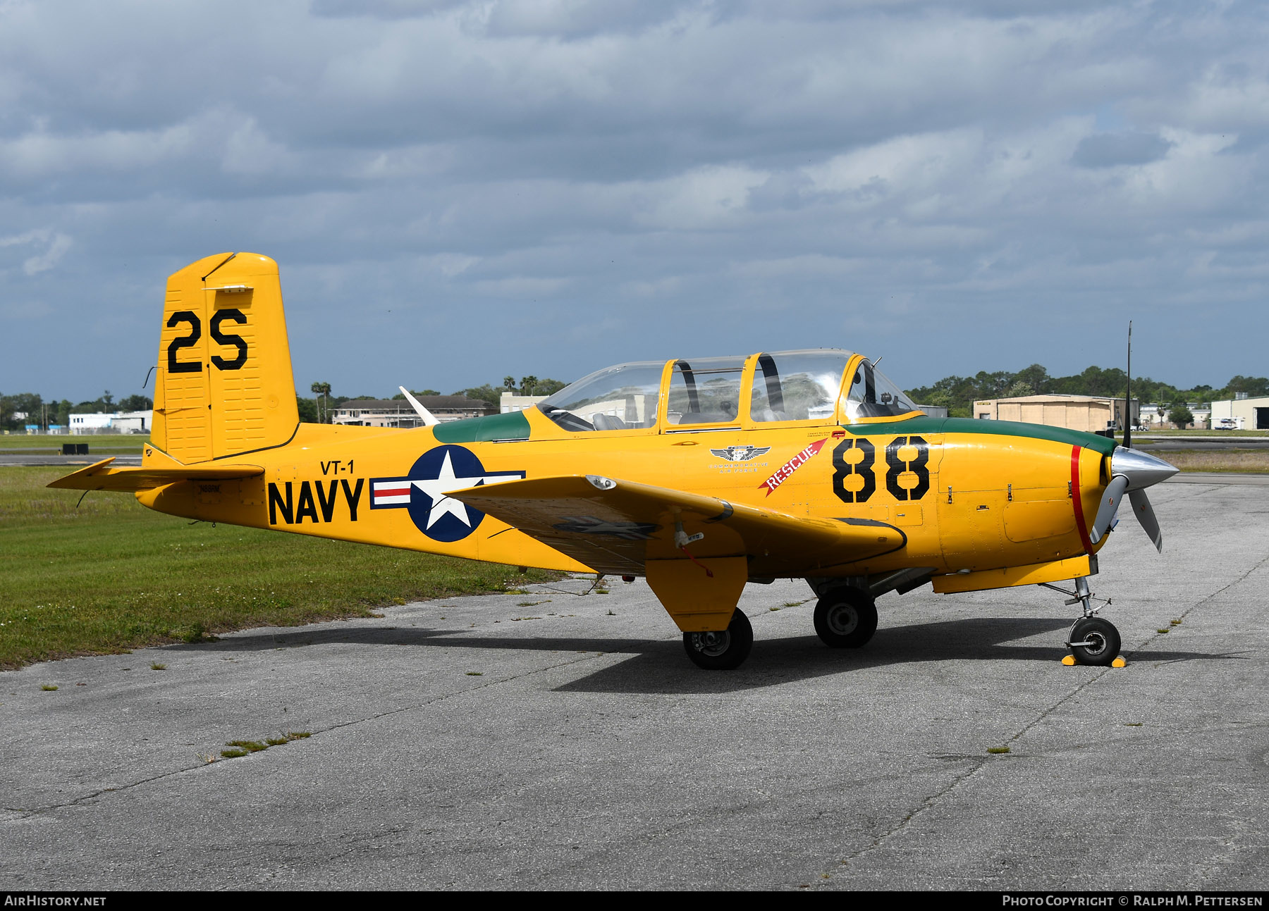 Aircraft Photo of N88RM | Beech T-34A Mentor | USA - Navy | AirHistory.net #513623