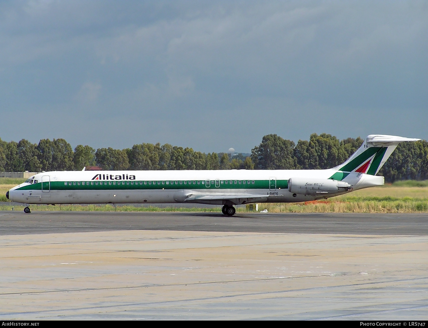 Aircraft Photo of I-DATG | McDonnell Douglas MD-82 (DC-9-82) | Alitalia | AirHistory.net #513628