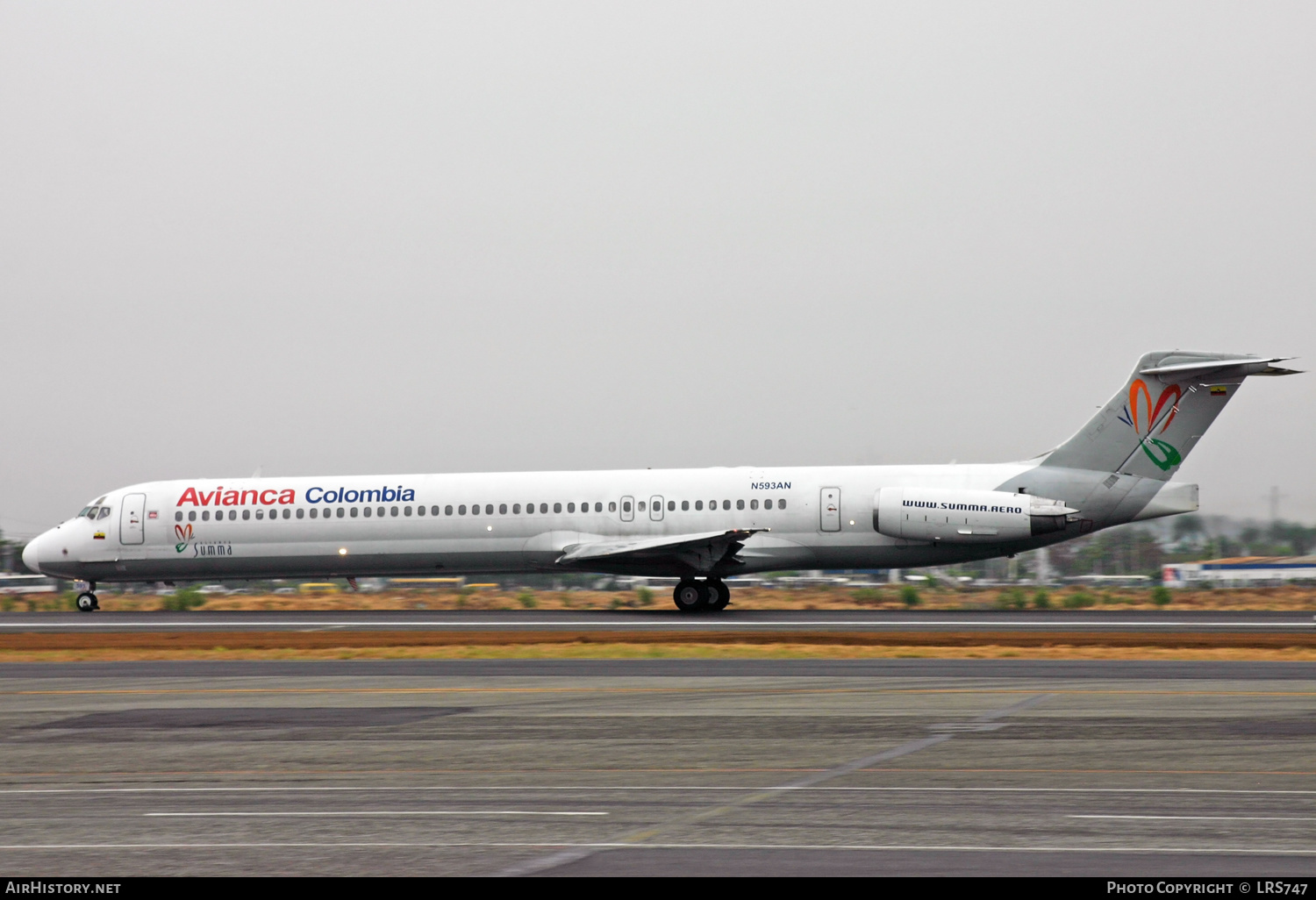 Aircraft Photo of N593AN | McDonnell Douglas MD-83 (DC-9-83) | Avianca | AirHistory.net #513640
