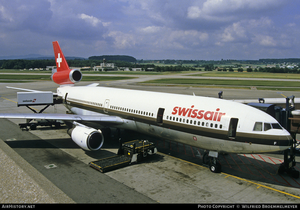 Aircraft Photo of HB-IHF | McDonnell Douglas DC-10-30 | Swissair | AirHistory.net #513659