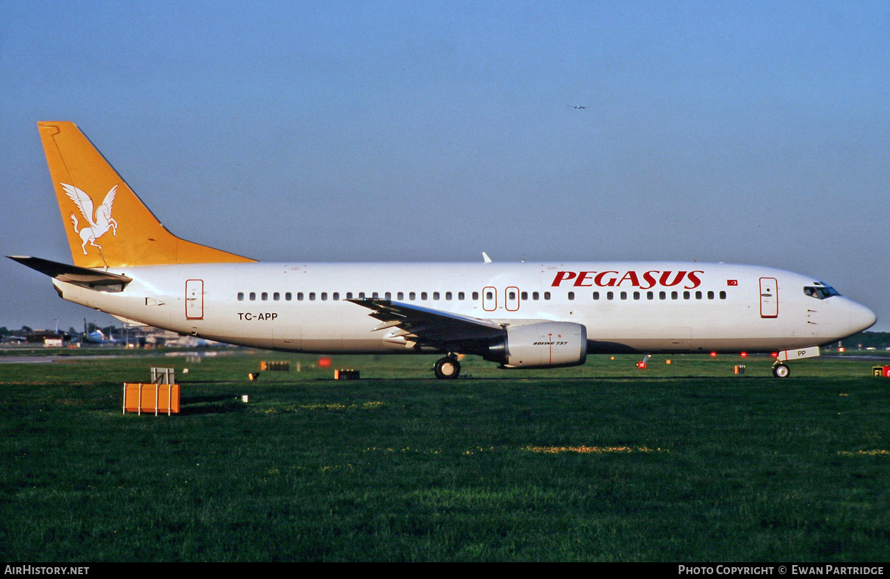 Aircraft Photo of TC-APP | Boeing 737-4Q8 | Pegasus Airlines | AirHistory.net #513670