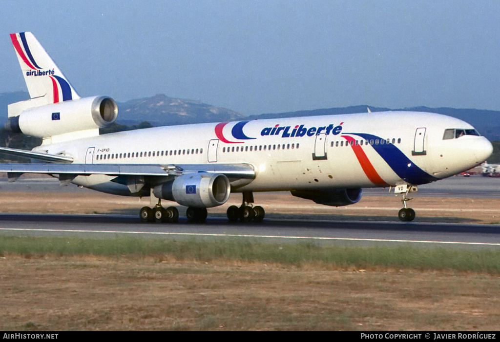 Aircraft Photo of F-GPVD | McDonnell Douglas DC-10-30 | Air Liberté | AirHistory.net #513674