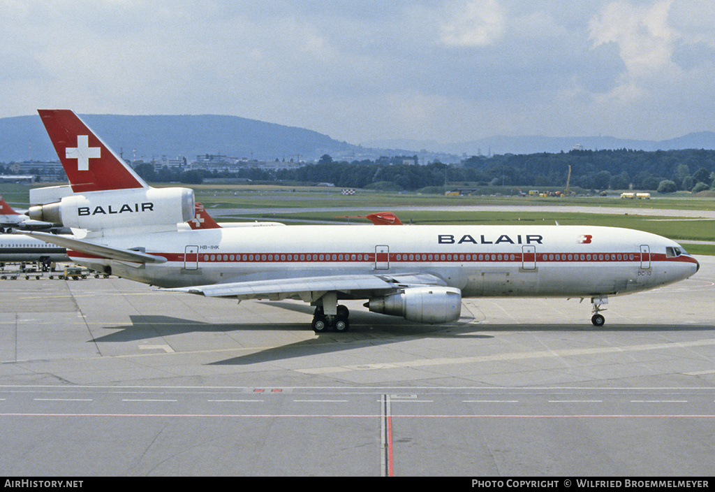 Aircraft Photo of HB-IHK | McDonnell Douglas DC-10-30 | Balair | AirHistory.net #513688