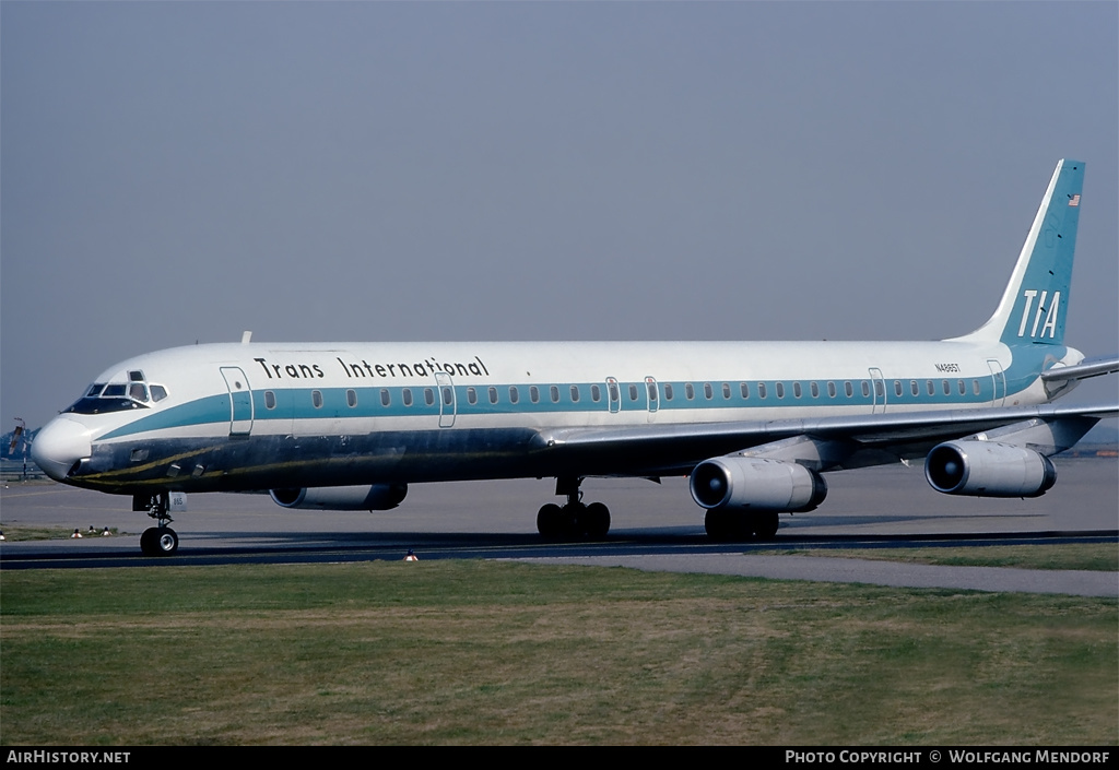 Aircraft Photo of N4865T | McDonnell Douglas DC-8-63CF | Trans International Airlines - TIA | AirHistory.net #513695
