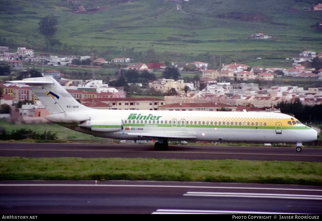 Aircraft Photo of EC-BIM | McDonnell Douglas DC-9-32 | Binter Canarias | AirHistory.net #513715