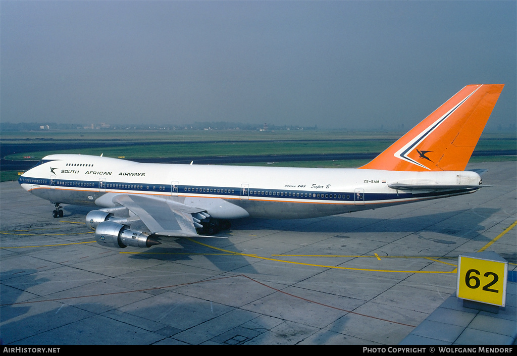 Aircraft Photo of ZS-SAM | Boeing 747-244B | South African Airways - Suid-Afrikaanse Lugdiens | AirHistory.net #513726