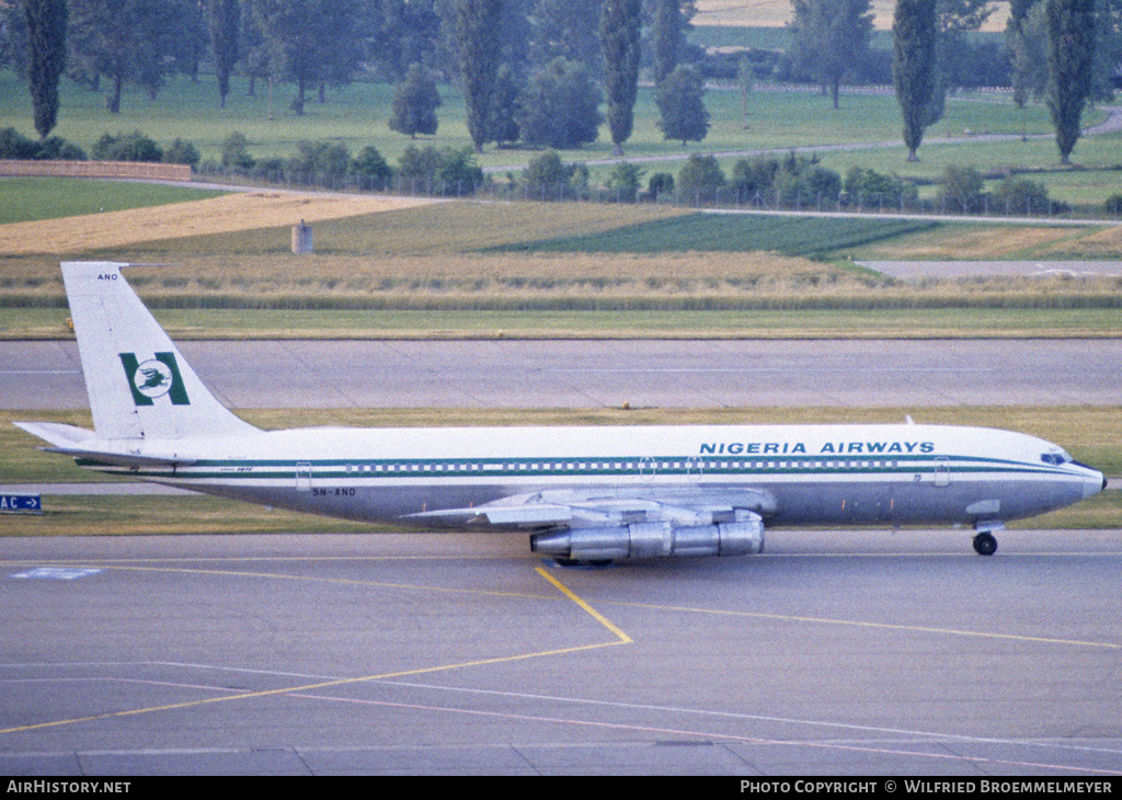 Aircraft Photo of 5N-ANO | Boeing 707-3F9C | Nigeria Airways | AirHistory.net #513734