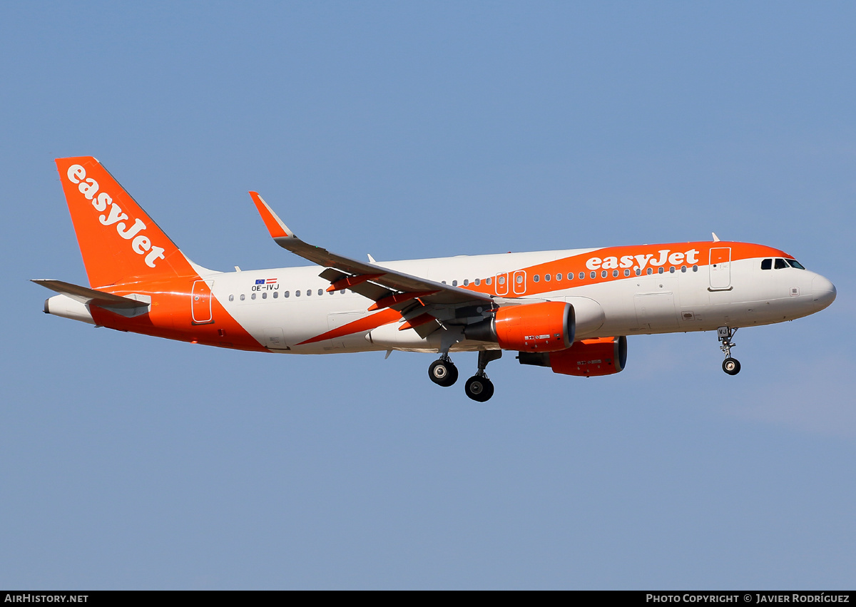 Aircraft Photo of OE-IVJ | Airbus A320-214 | EasyJet | AirHistory.net #513757