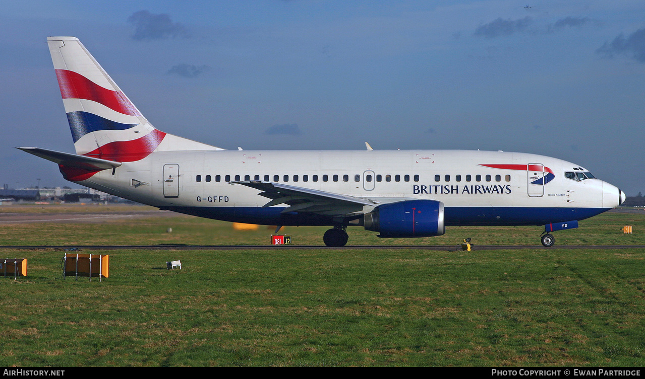Aircraft Photo of G-GFFD | Boeing 737-59D | British Airways | AirHistory.net #513793