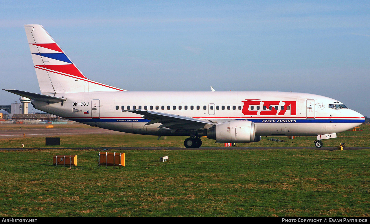 Aircraft Photo of OK-CGJ | Boeing 737-55S | ČSA - Czech Airlines | AirHistory.net #513798