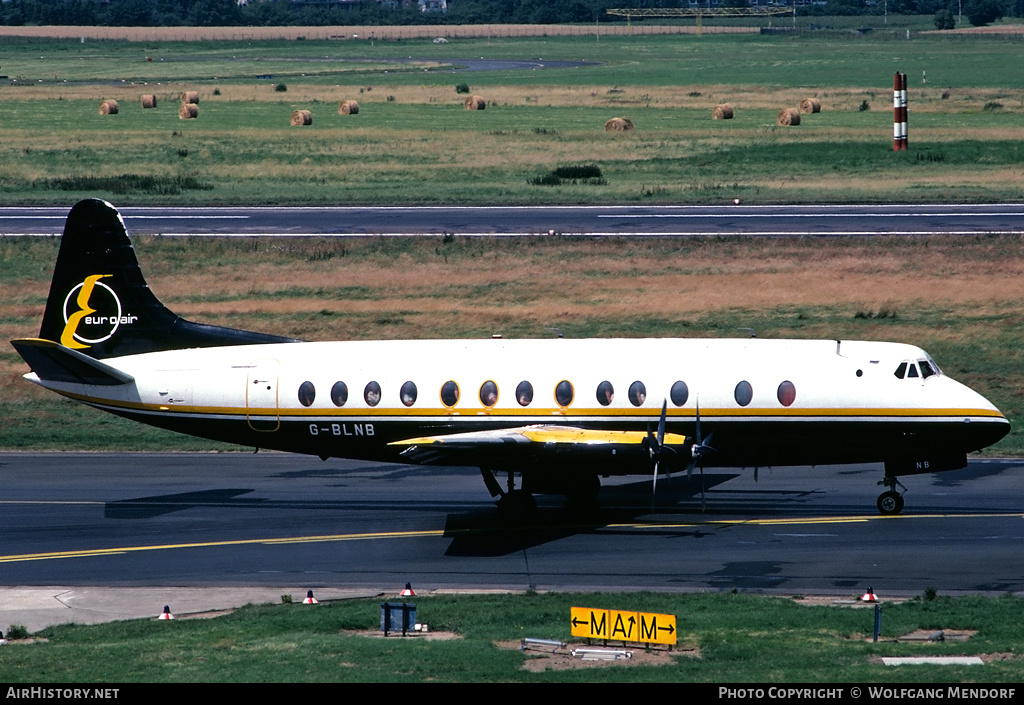 Aircraft Photo of G-BLNB | Vickers 802 Viscount | Euroair | AirHistory.net #513801