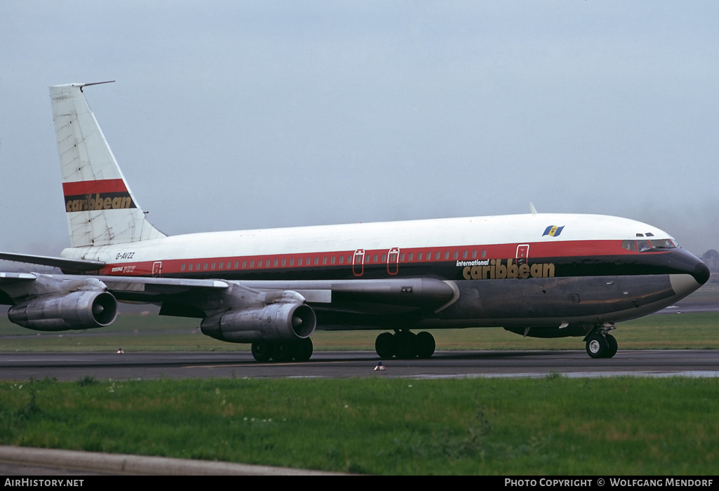 Aircraft Photo of G-AVZZ | Boeing 707-138B | International Caribbean Airways | AirHistory.net #513808