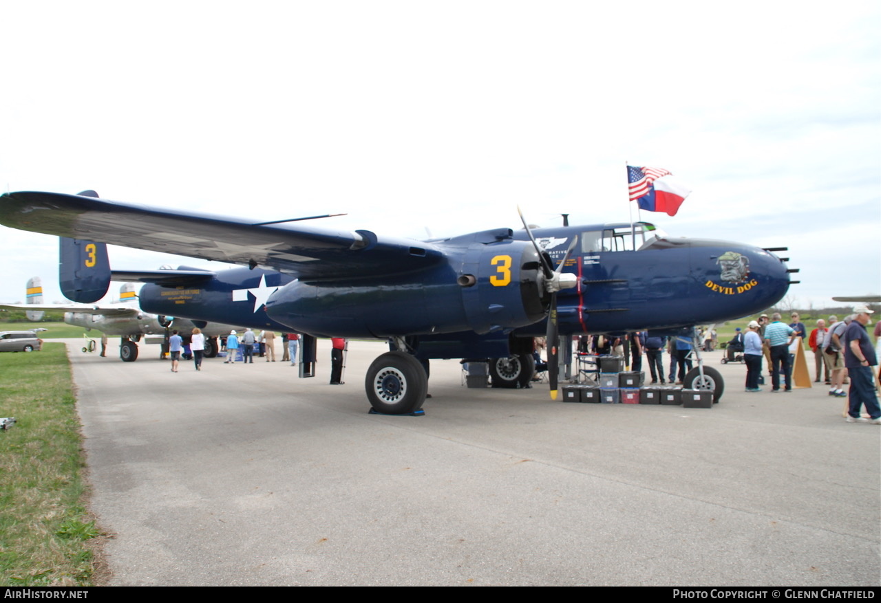 Aircraft Photo of N9643C | North American B-25J Mitchell | Commemorative Air Force | USA - Air Force | AirHistory.net #513824