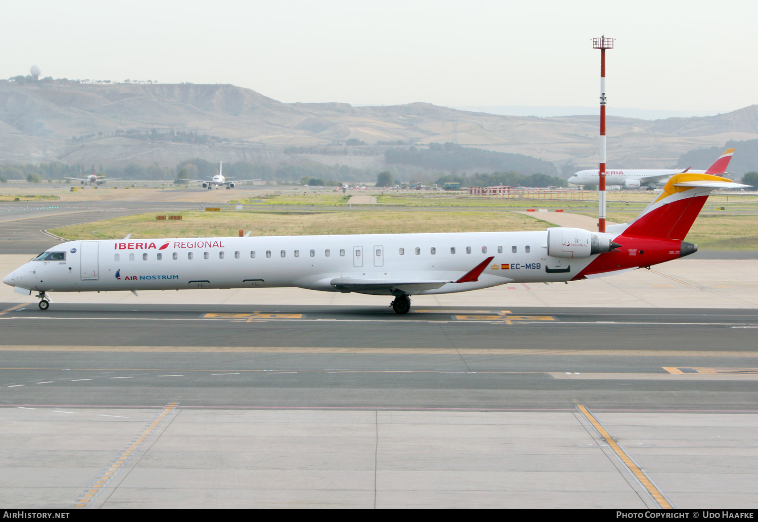 Aircraft Photo of EC-MSB | Bombardier CRJ-1000 (CL-600-2E25) | Iberia Regional | AirHistory.net #513831