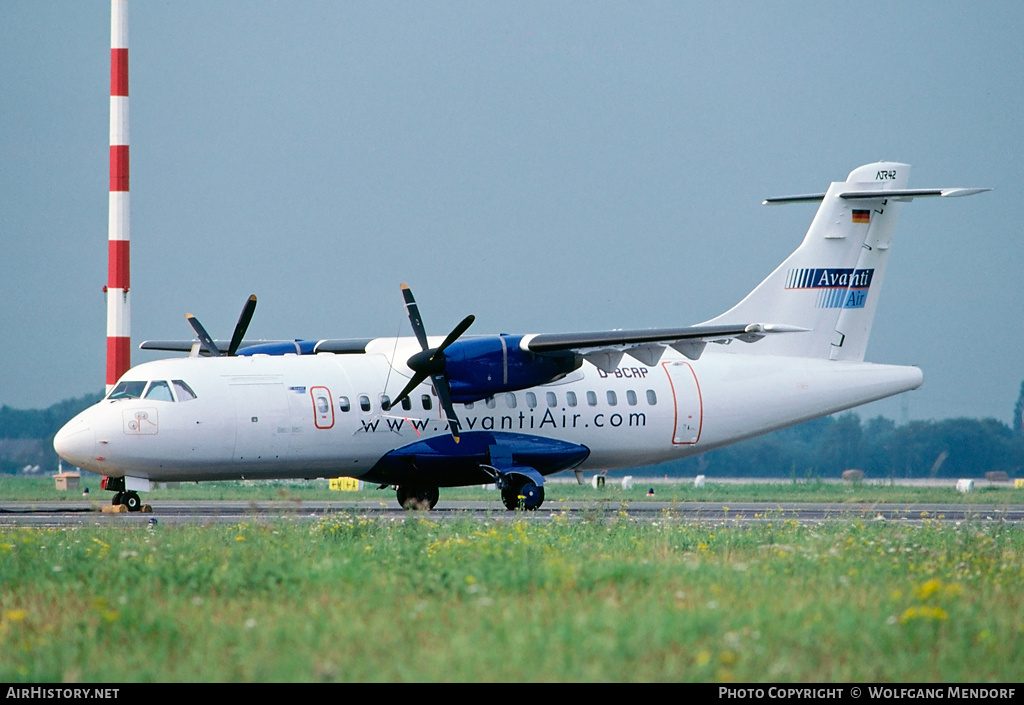 Aircraft Photo of D-BCRP | ATR ATR-42-300QC | Avanti Air | AirHistory.net #513847