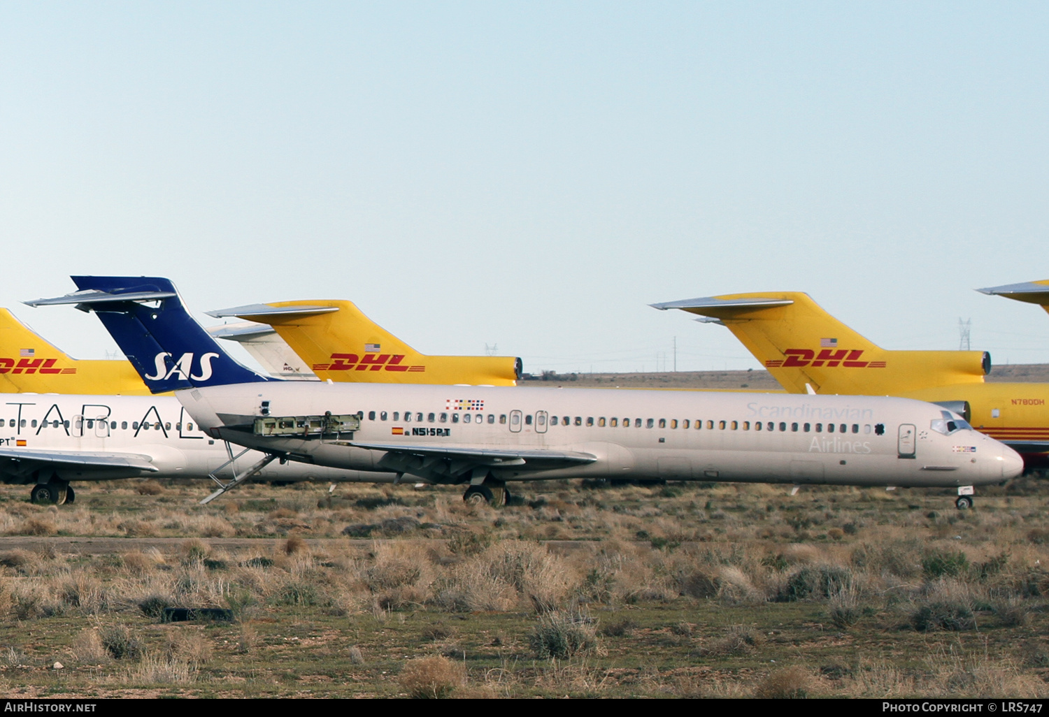 Aircraft Photo of N515PT | McDonnell Douglas MD-87 (DC-9-87) | Scandinavian Airlines - SAS | AirHistory.net #513892