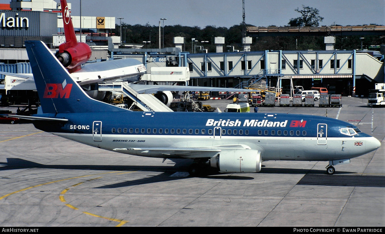 Aircraft Photo of SE-DNC | Boeing 737-53A | British Midland Airways - BMA | AirHistory.net #513910