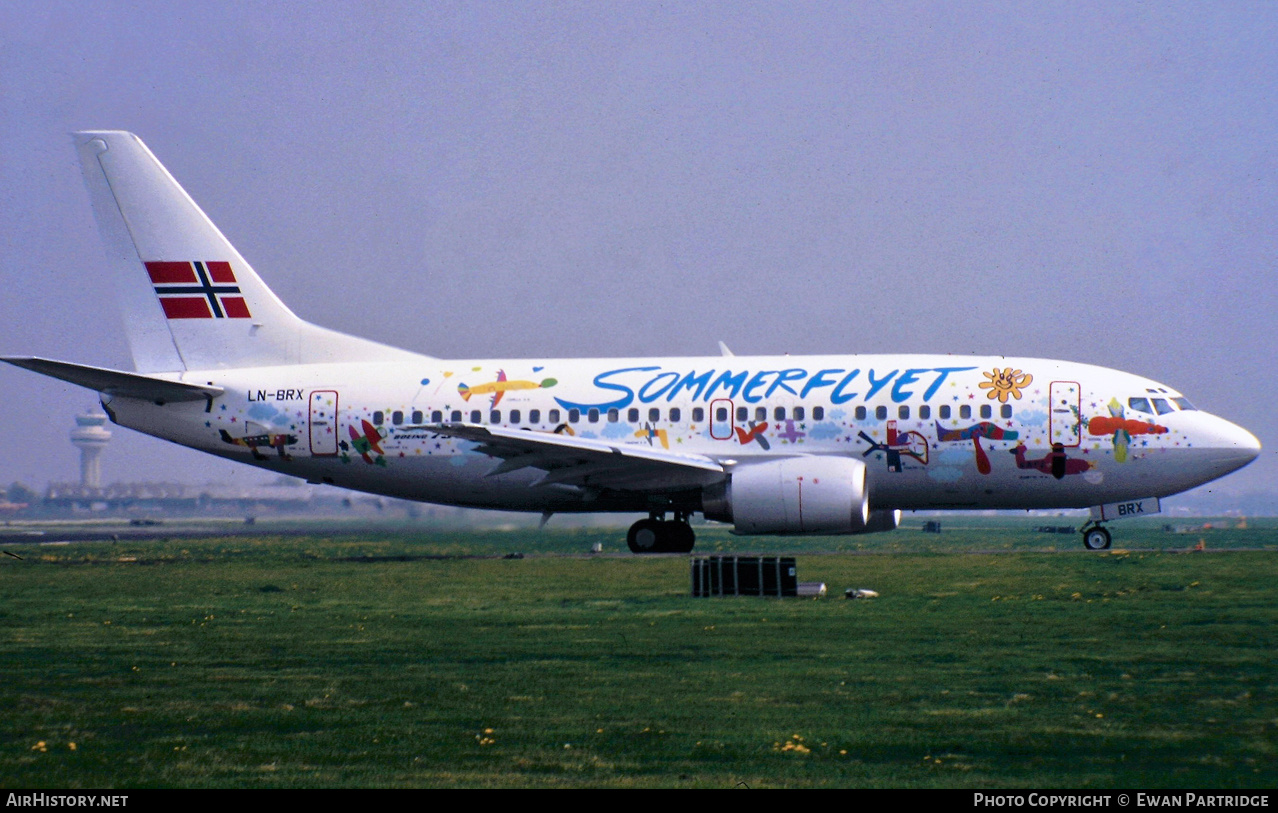 Aircraft Photo of LN-BRX | Boeing 737-505 | Braathens SAFE | AirHistory.net #513912