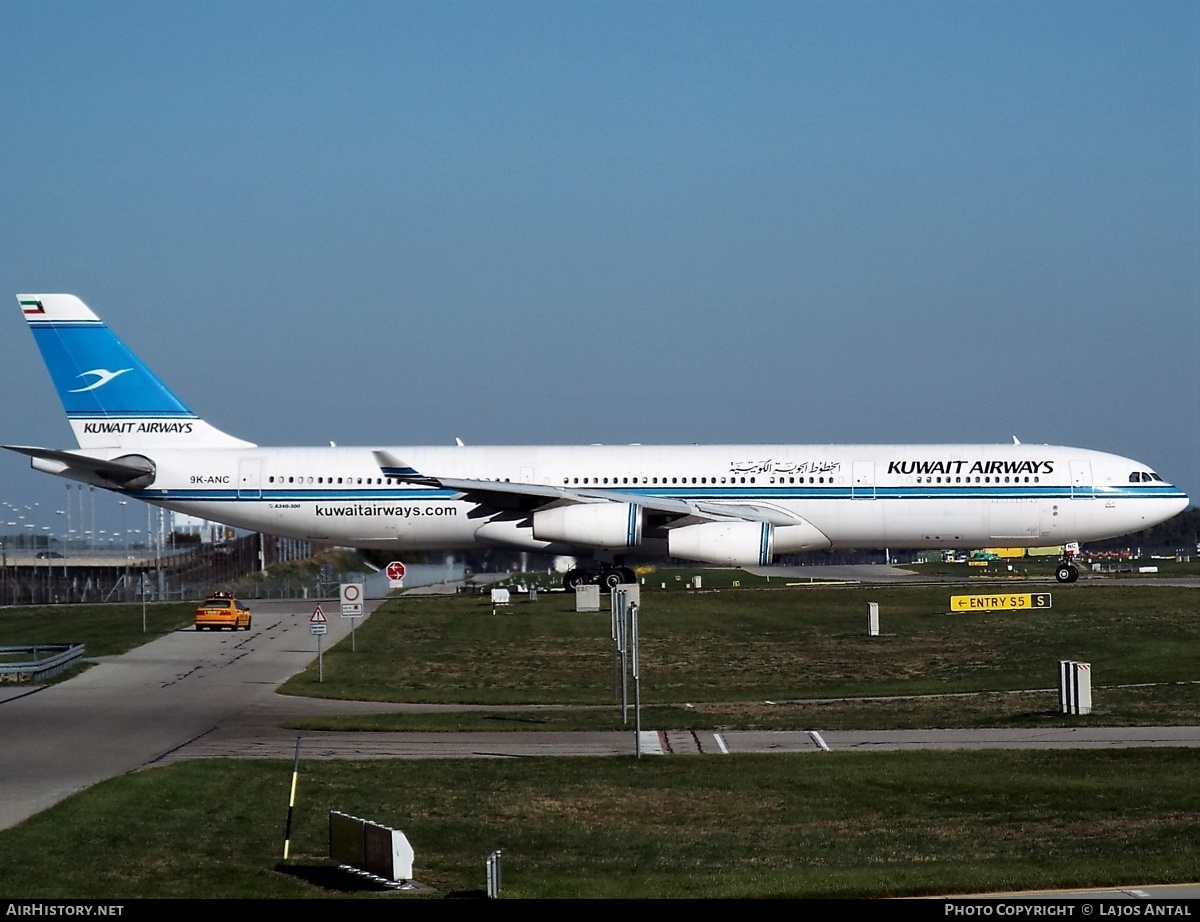 Aircraft Photo of 9K-ANC | Airbus A340-313 | Kuwait Airways | AirHistory.net #513913