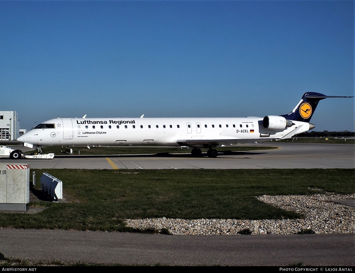 Aircraft Photo of D-ACKL | Bombardier CRJ-900LR (CL-600-2D24) | Lufthansa Regional | AirHistory.net #513914