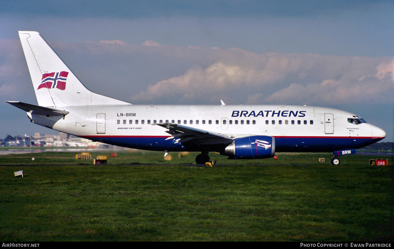 Aircraft Photo of LN-BRM | Boeing 737-505 | Braathens | AirHistory.net #513927