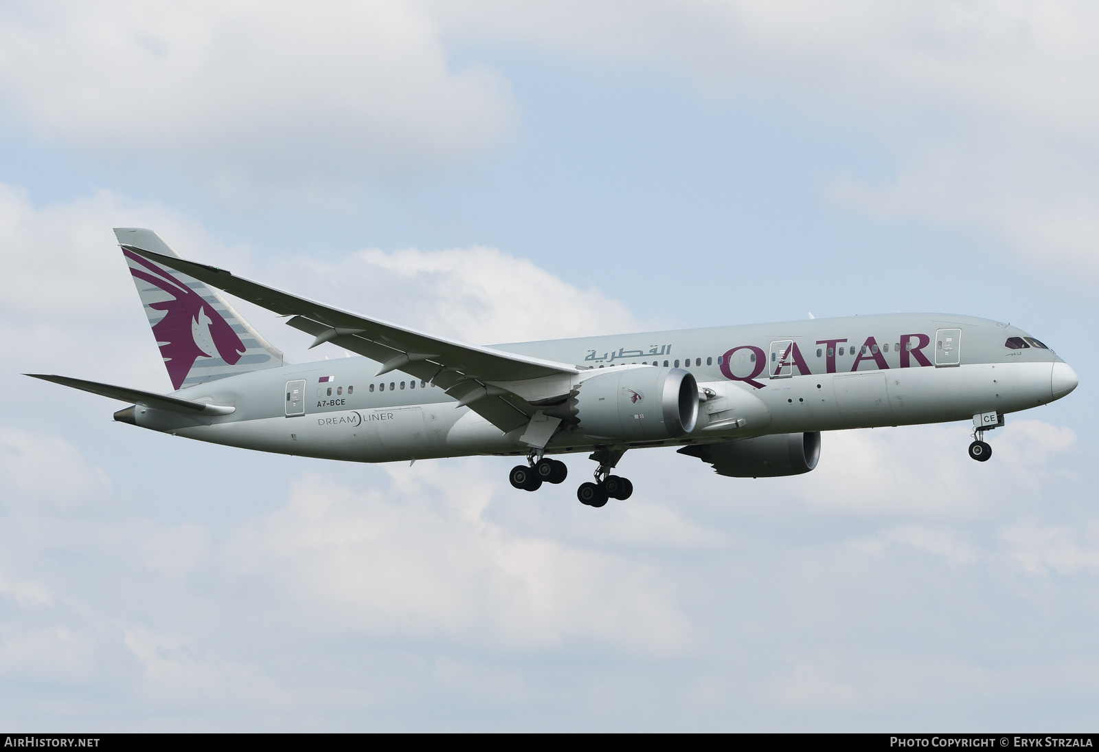 Aircraft Photo of A7-BCE | Boeing 787-8 Dreamliner | Qatar Airways | AirHistory.net #513937