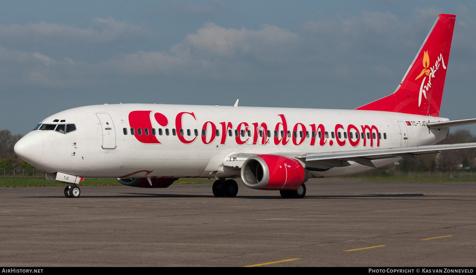 Aircraft Photo of TC-TJC | Boeing 737-4Q8 | Corendon Airlines | AirHistory.net #513939