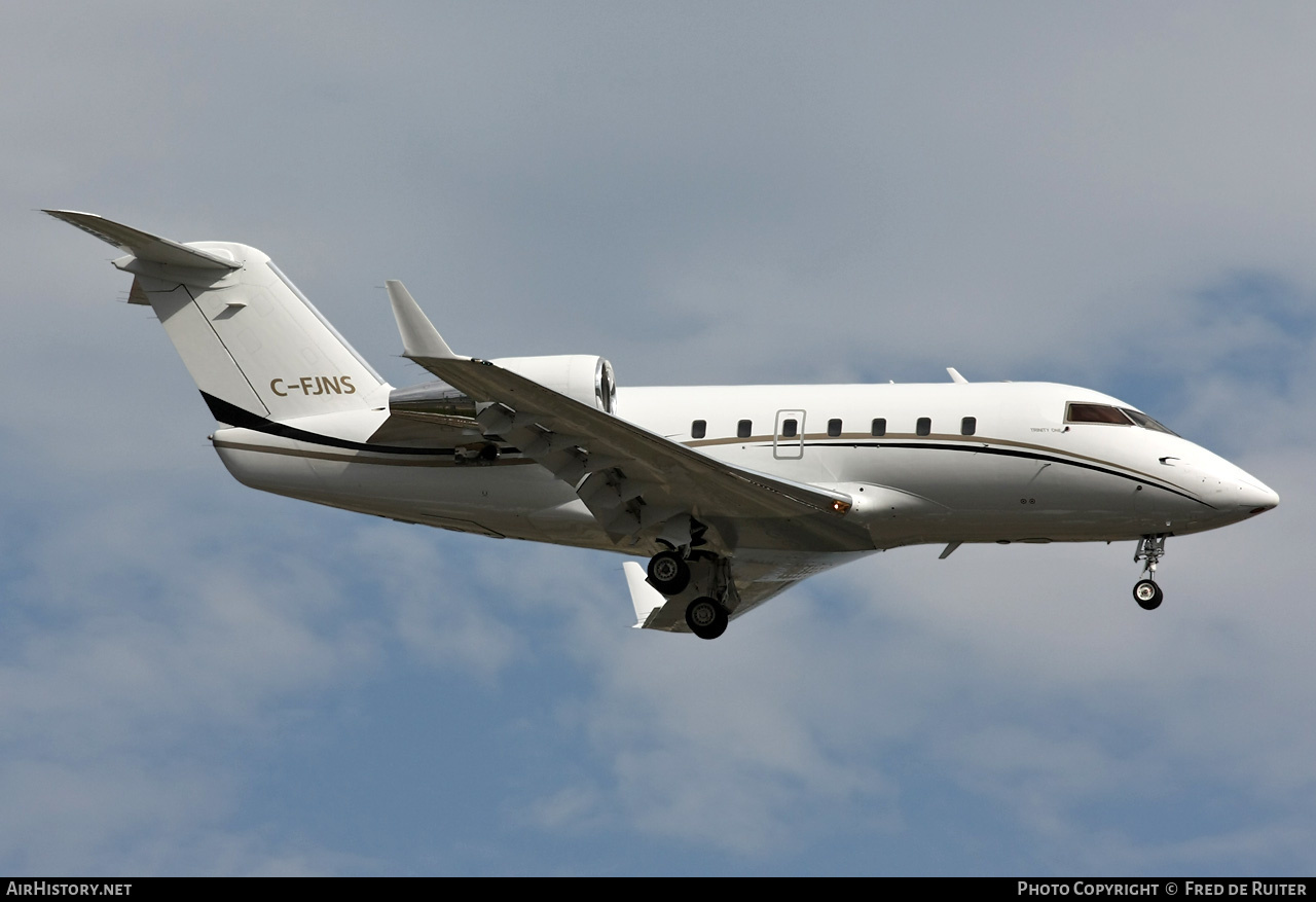 Aircraft Photo of C-FJNS | Bombardier Challenger 604 (CL-600-2B16) | AirHistory.net #513948