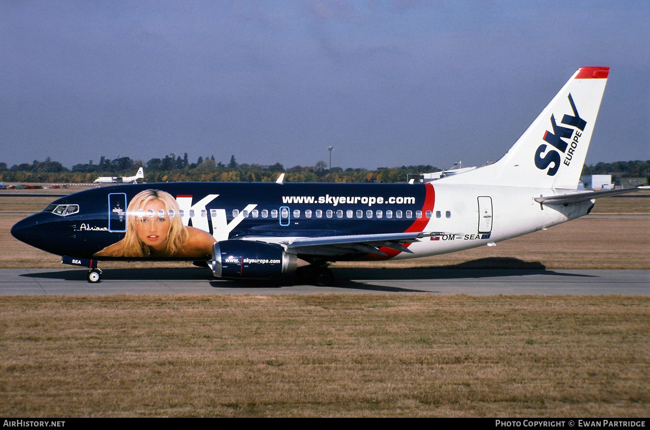 Aircraft Photo of OM-SEA | Boeing 737-5Y0 | SkyEurope Airlines | AirHistory.net #513958