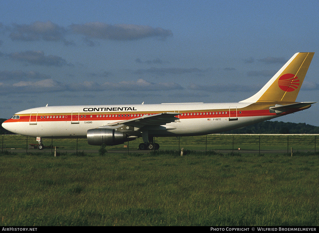 Aircraft Photo of F-OGTC | Airbus A300B4-203 | Continental Airlines | AirHistory.net #513960