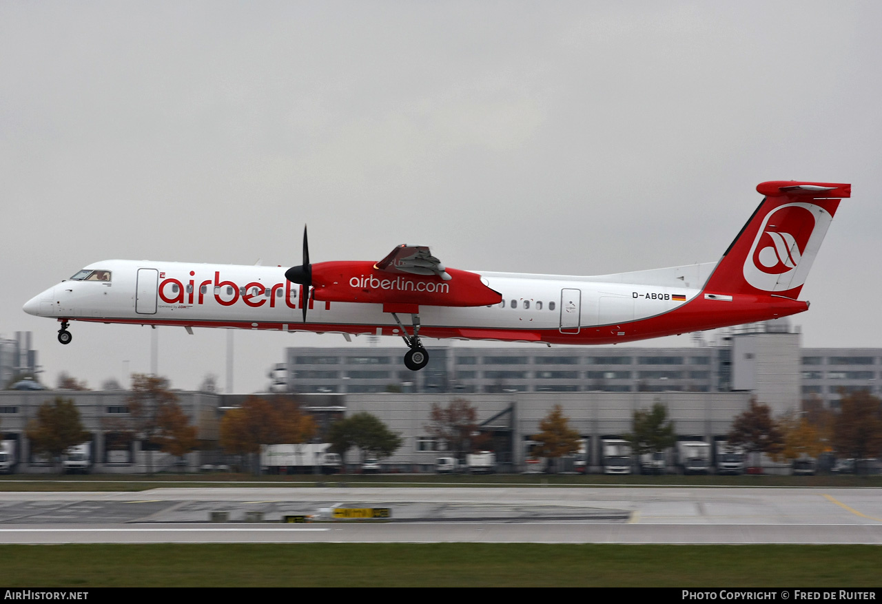 Aircraft Photo of D-ABQB | Bombardier DHC-8-402 Dash 8 | Air Berlin | AirHistory.net #513966