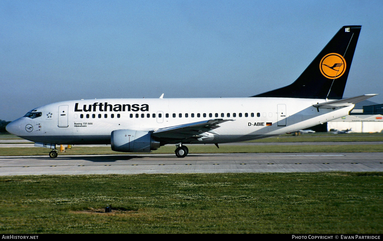 Aircraft Photo of D-ABIE | Boeing 737-530 | Lufthansa | AirHistory.net #513967