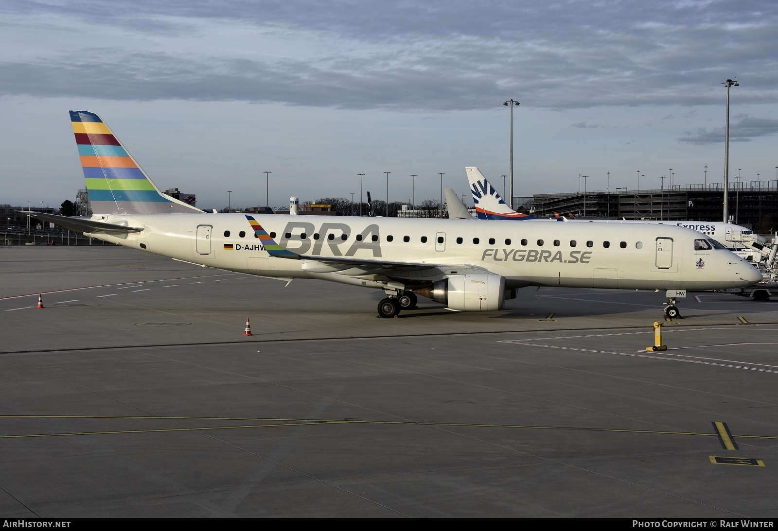 Aircraft Photo of D-AJHW | Embraer 190LR (ERJ-190-100LR) | BRA - Braathens Regional Airlines | AirHistory.net #513980