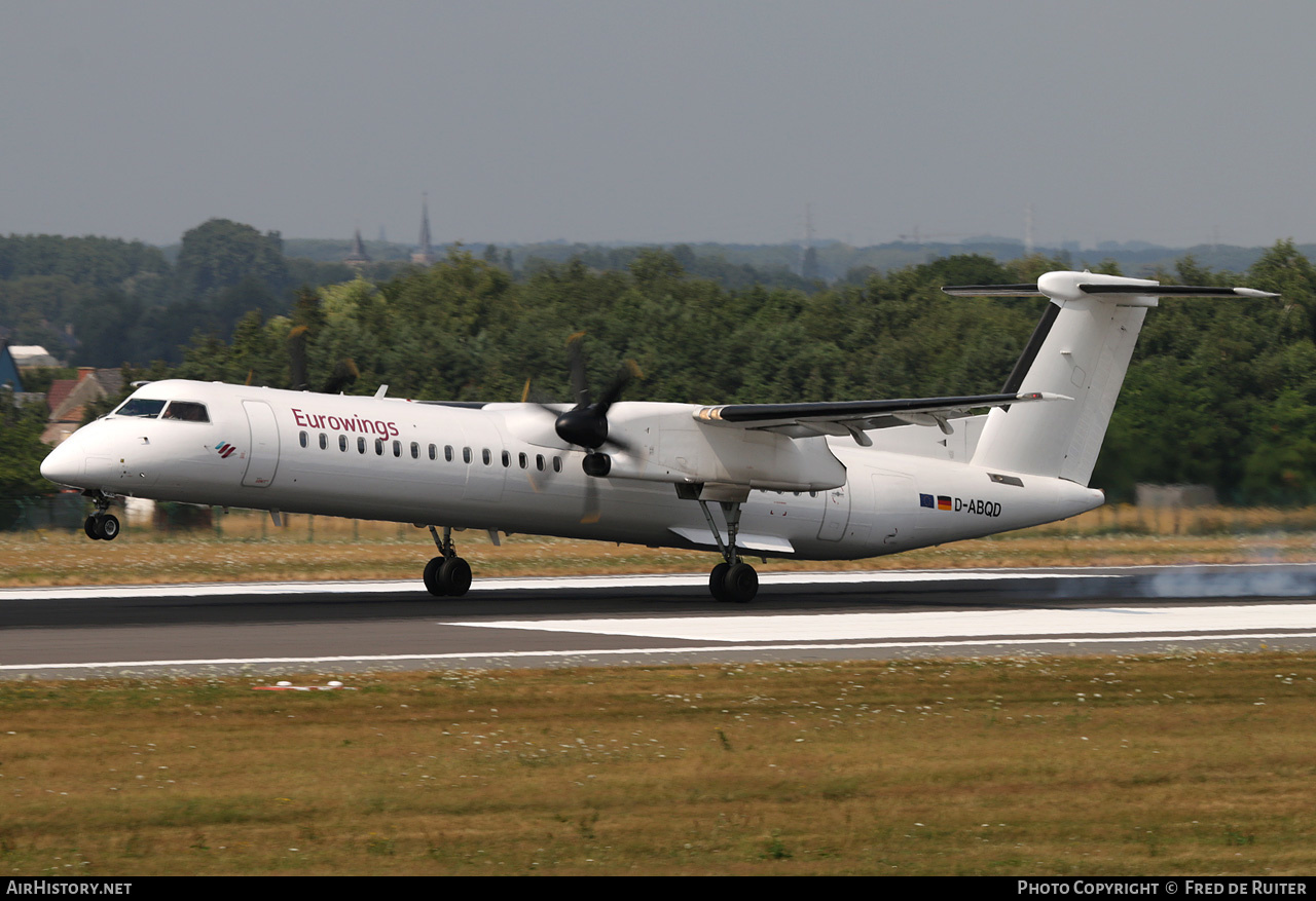 Aircraft Photo of D-ABQD | Bombardier DHC-8-402 Dash 8 | Eurowings | AirHistory.net #513987