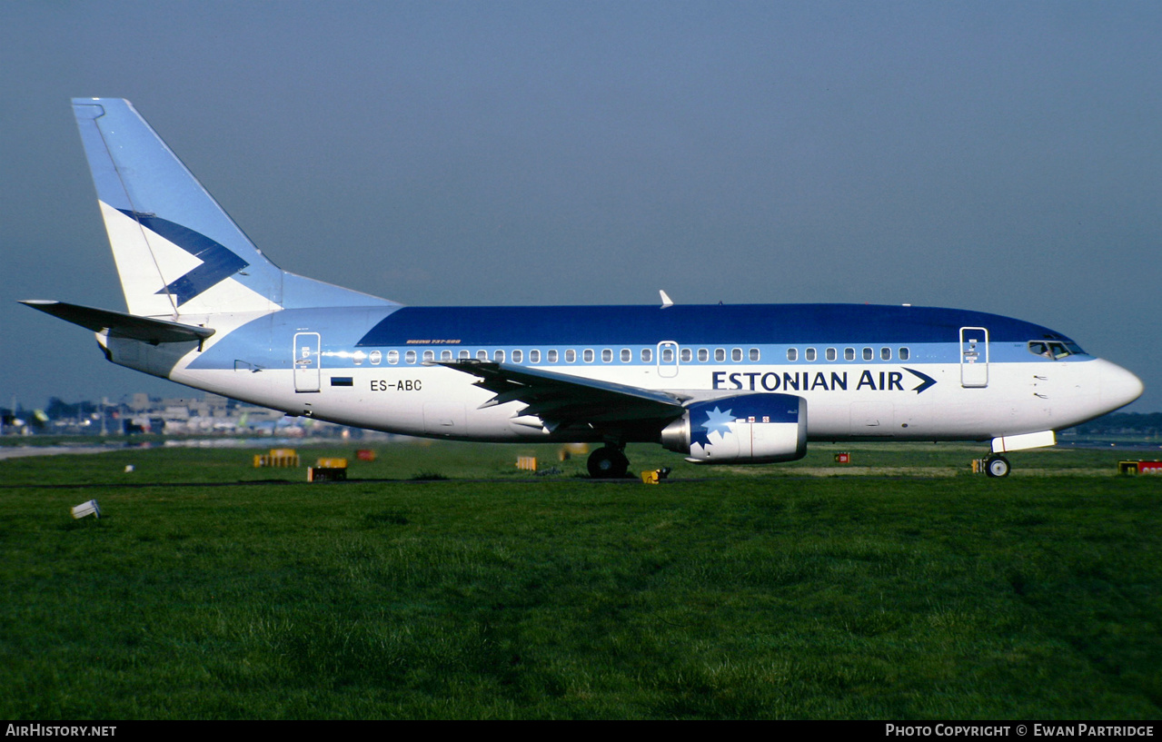 Aircraft Photo of ES-ABC | Boeing 737-5Q8 | Estonian Air | AirHistory.net #513989