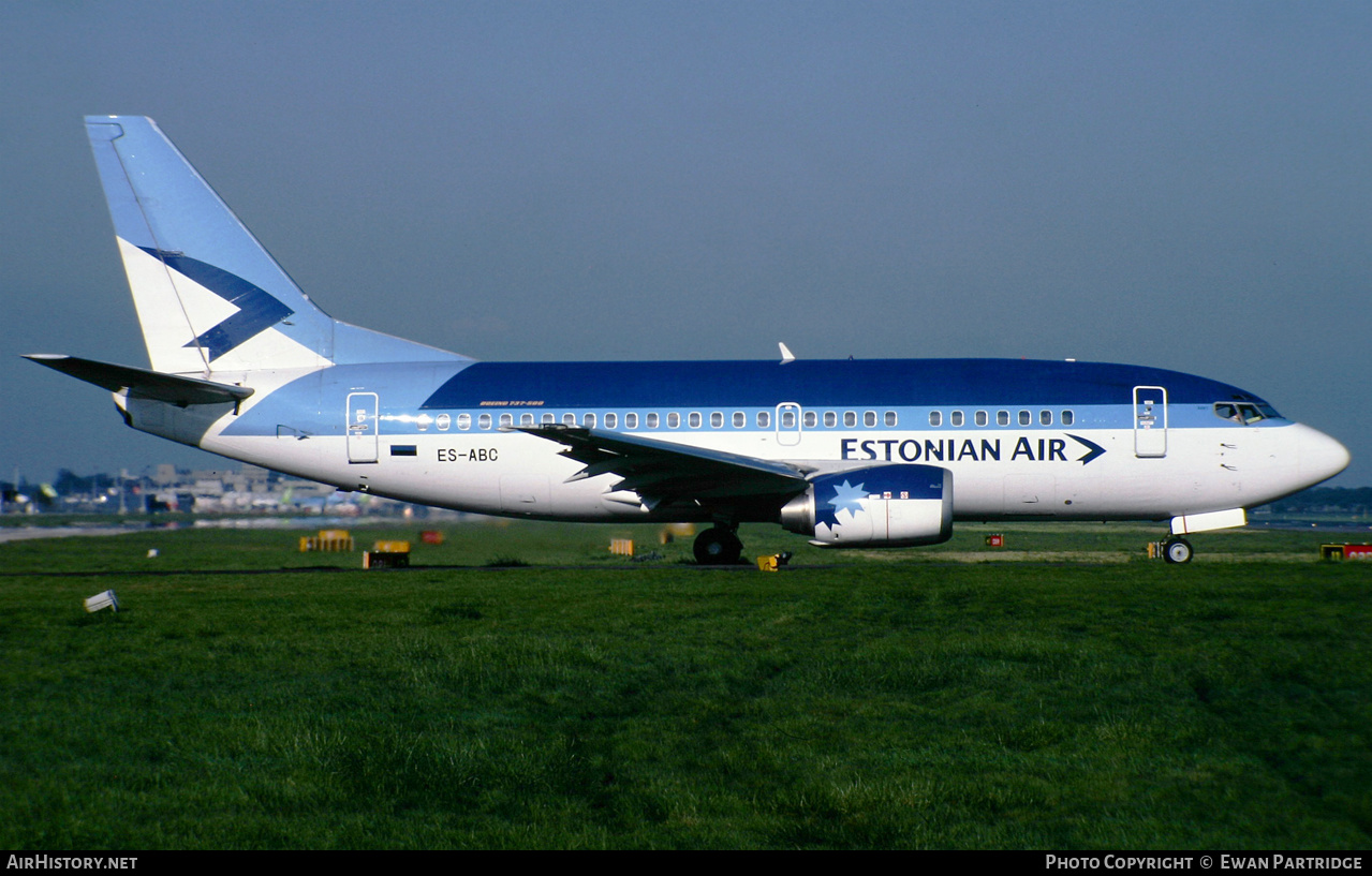 Aircraft Photo of ES-ABC | Boeing 737-5Q8 | Estonian Air | AirHistory.net #513989