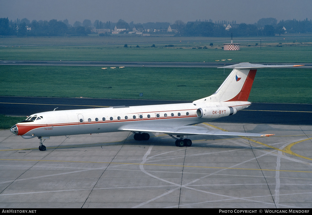 Aircraft Photo of OK-BYT | Tupolev Tu-134A-3 | Czechoslovakia Government | AirHistory.net #514016