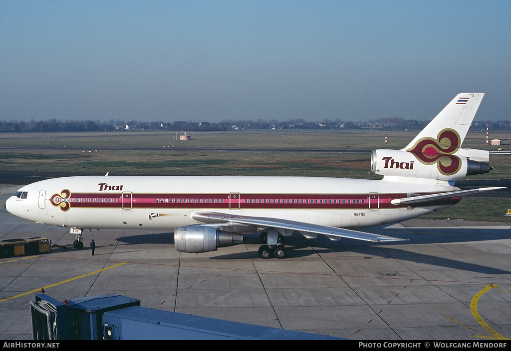 Aircraft Photo of HS-TGE | McDonnell Douglas DC-10-30 | Thai Airways International | AirHistory.net #514023