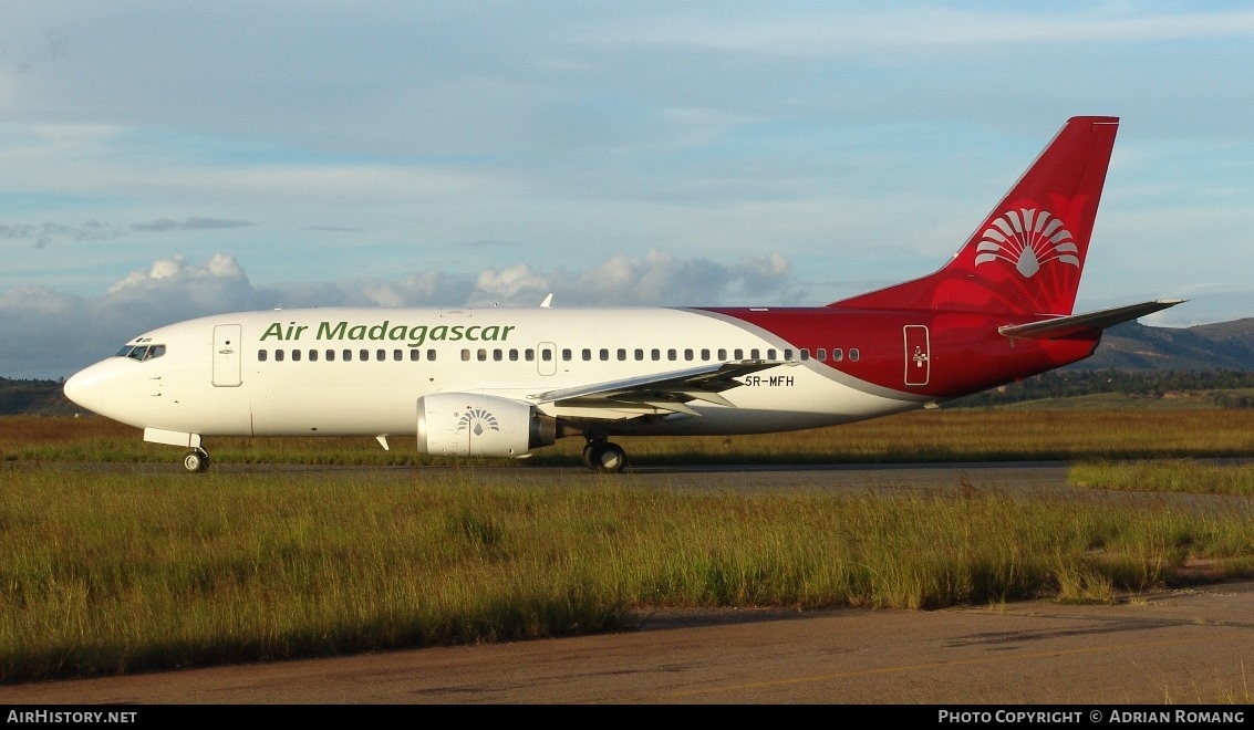 Aircraft Photo of 5R-MFH | Boeing 737-3Q8 | Air Madagascar | AirHistory.net #514039