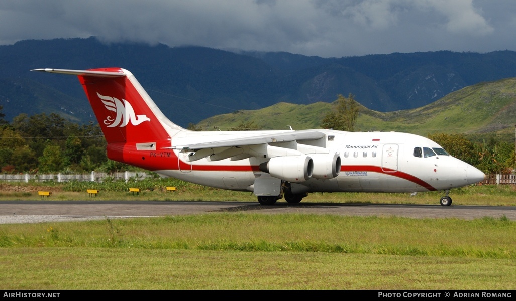 Aircraft Photo of PK-VTM | British Aerospace BAe-146-100 | Manunggal Air | AirHistory.net #514055