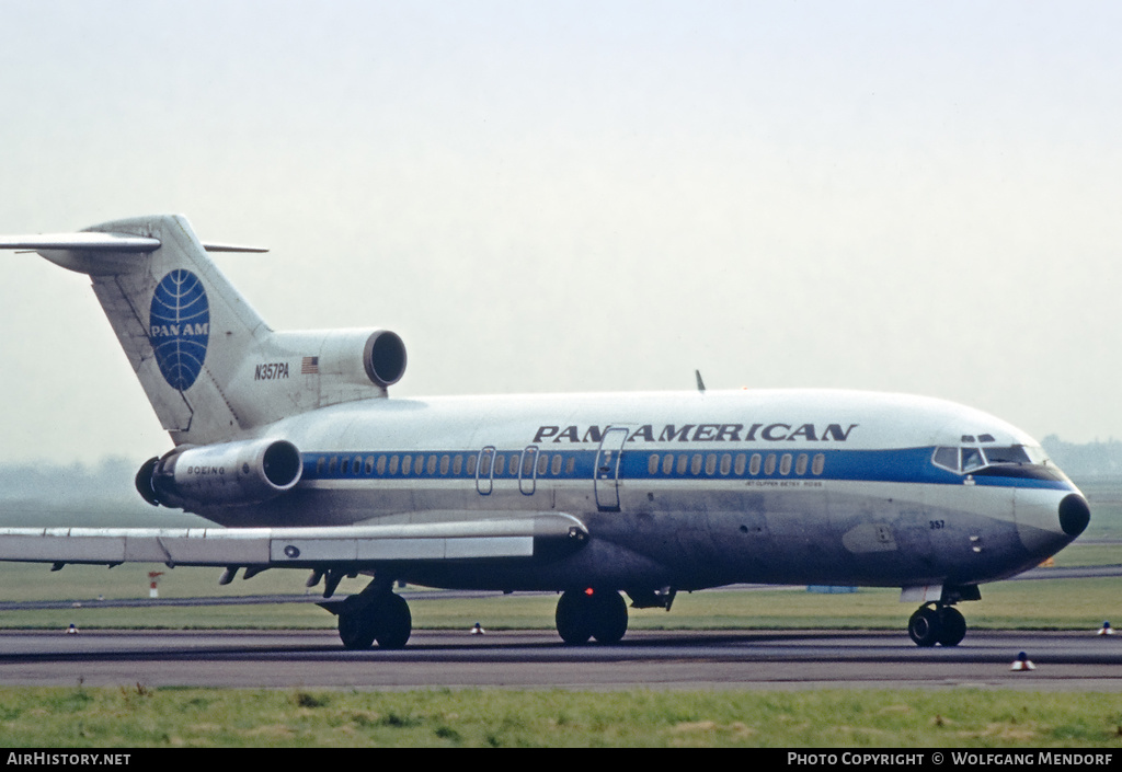 Aircraft Photo of N357PA | Boeing 727-21 | Pan American World Airways - Pan Am | AirHistory.net #514080