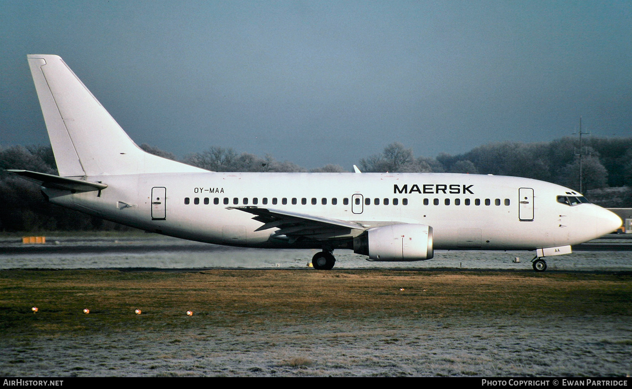 Aircraft Photo of OY-MAA | Boeing 737-5L9 | Maersk Air | AirHistory.net #514105