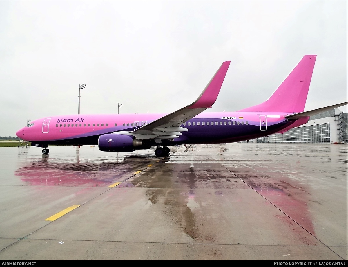 Aircraft Photo of D-ABKP | Boeing 737-86J | Siam Air | AirHistory.net #514106