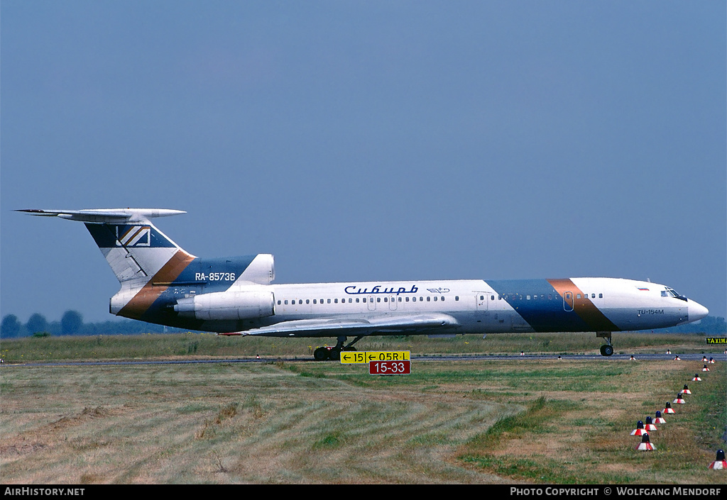 Aircraft Photo of RA-85736 | Tupolev Tu-154M | Sibir - Siberia Airlines | AirHistory.net #514118