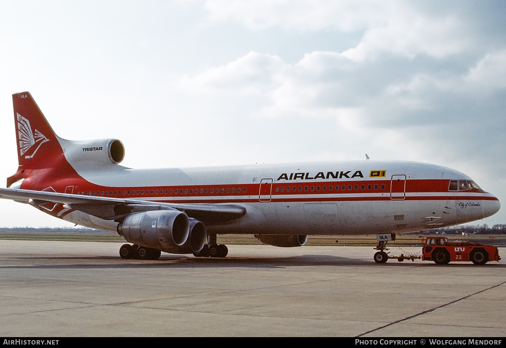 Aircraft Photo of 4R-ULA | Lockheed L-1011-385-3 TriStar 500 | AirLanka | AirHistory.net #514138